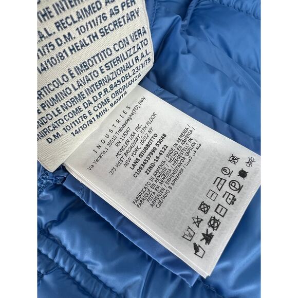 Moncler Puffer Archivio DNA Lans Down Jacket in Blue - Picture 15 of 16